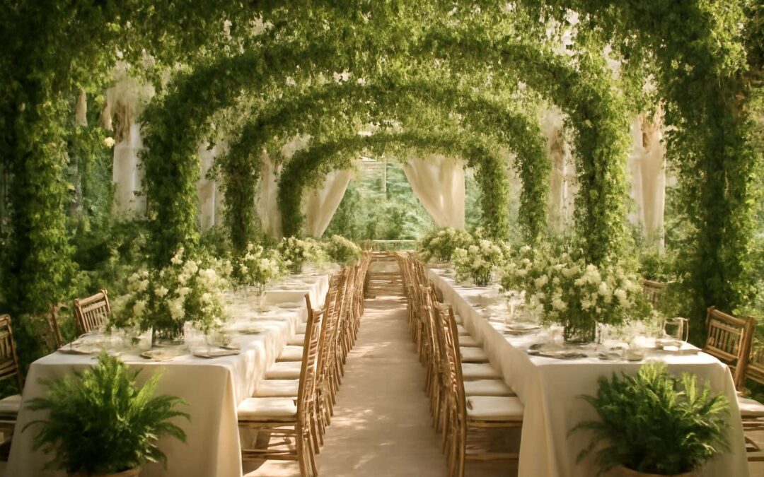 Enchant your ceremony with plant hire for weddings – green, chic, effortless