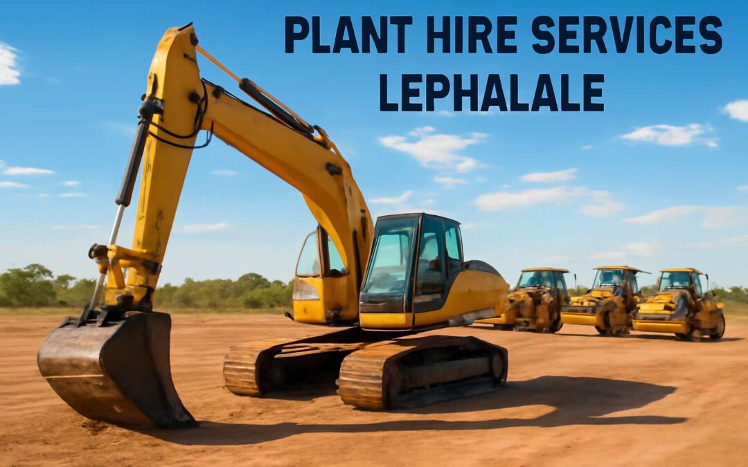 Boost your site with plant hire lephalale for efficient, cost-saving machinery.